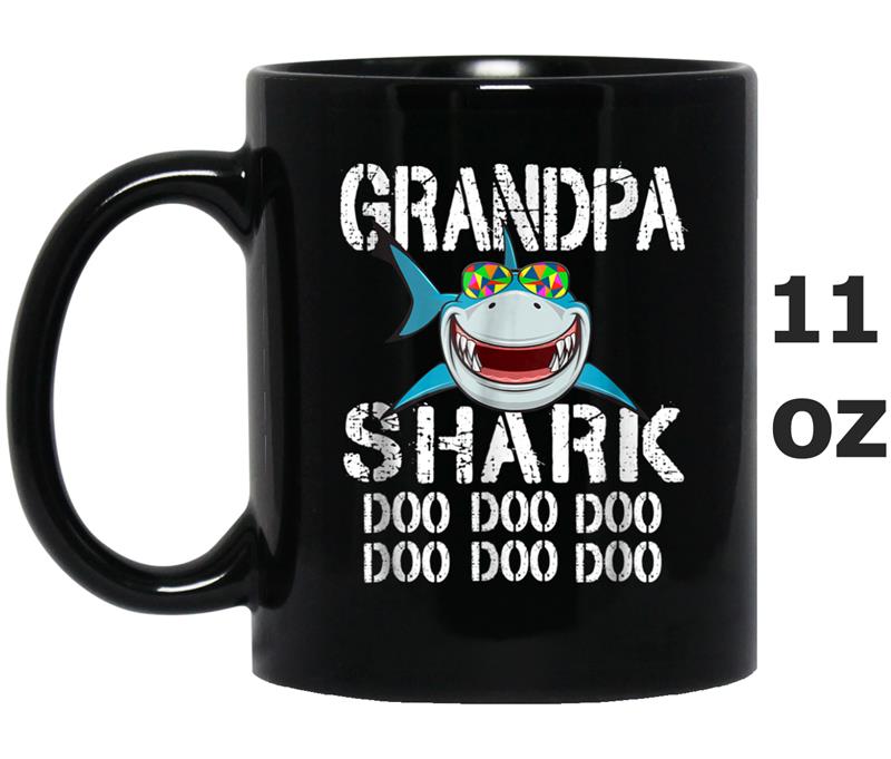 Mens Grandpa Shark  - Doo Doo Family Matching Tees Mug OZ