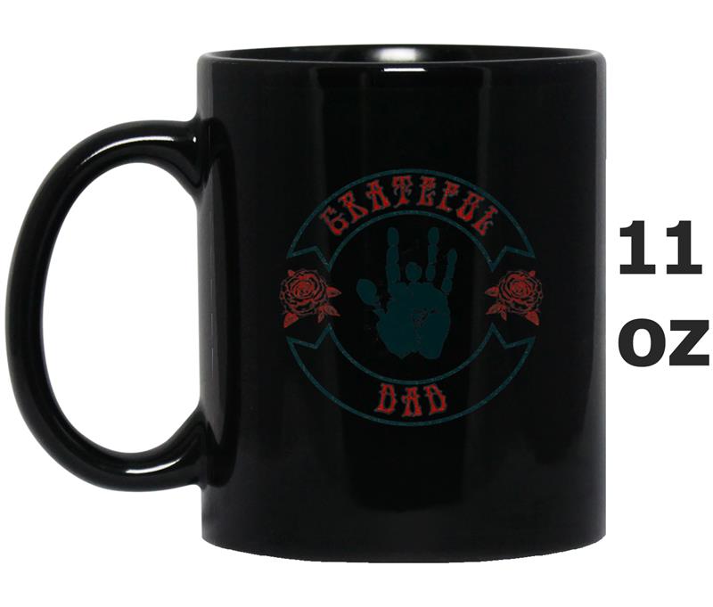 Mens Grateful Dad Vintage Mug OZ