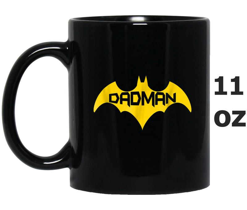 Men's Super Dadman Bat Hero Proud of My Daddy Mug OZ