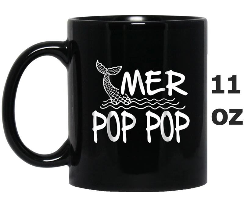 Mer-Pop Pop Mermaid Matching Family  v2 Mug OZ