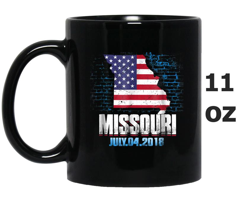 Missouri  American USA Flag 4th Of July 2018 Mug OZ