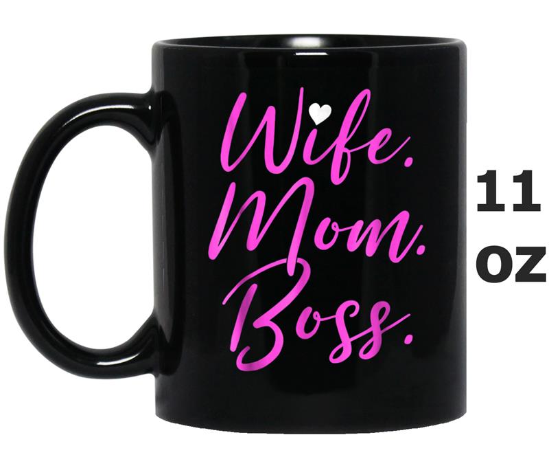 Mother's Day Gift Ideas WIFE MOM BOSS  Mommy Cute Top Mug OZ