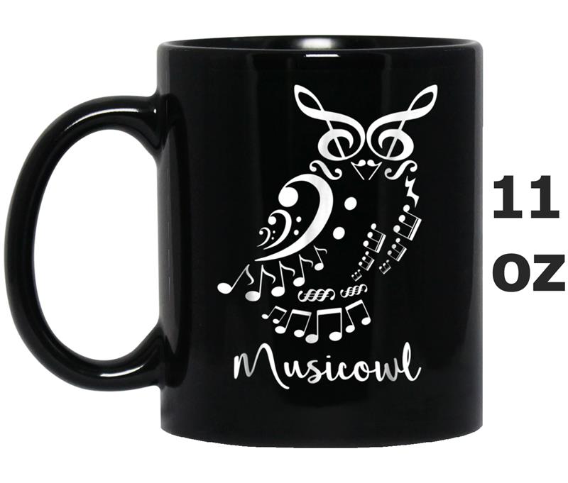 Musicowl Funny Owl  Is Cute Fluff Gift For Bird Lover Mug OZ