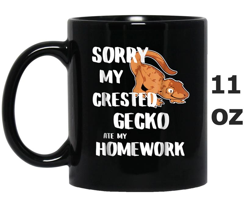 MY CRESTED GECKO ATE MY HOMEWORK Mug OZ