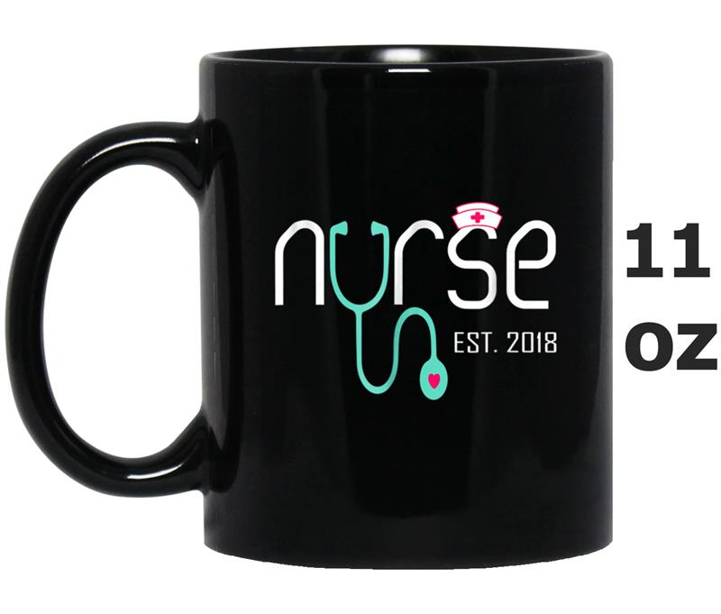 New Nurse Est 2018  Nursing School Graduation Gifts Mug OZ