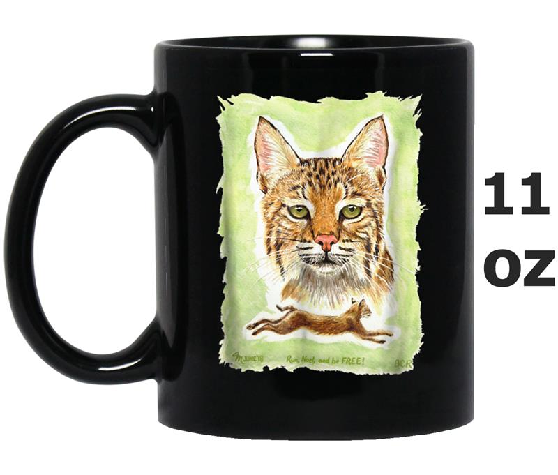 Noel Bobcat Runs Free Mug OZ