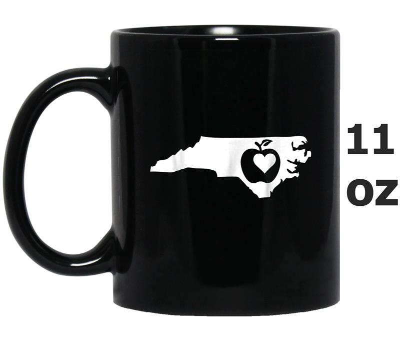 North Carolina Red For Ed  NC Teachers Strike Support Mug OZ