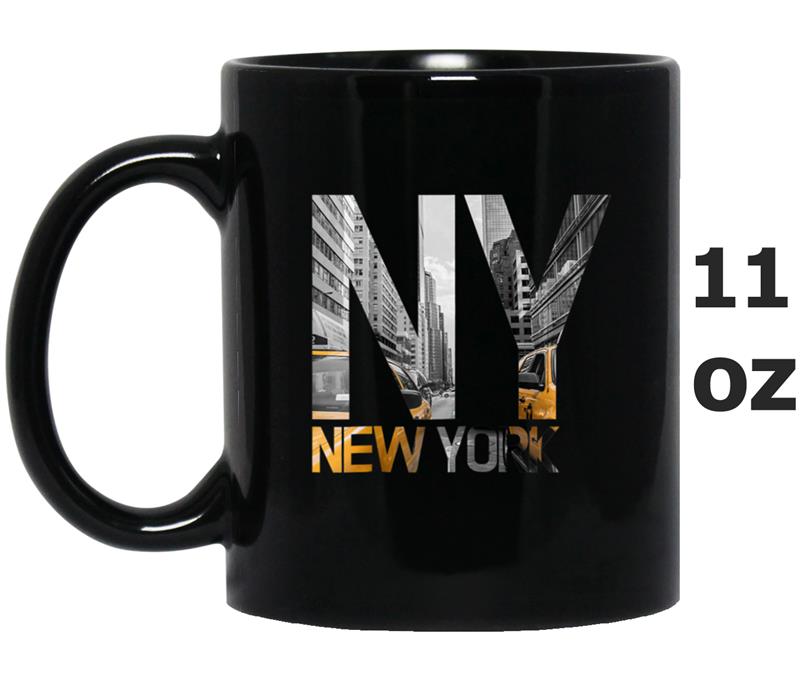 NYC New York City Skyline Taxi Manhattan Design Mug OZ