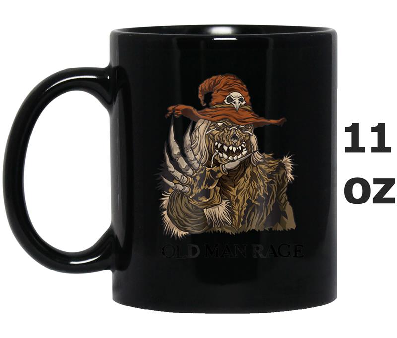 OLD MAN RAGE SCARECROW WORLD EVIL FIELDS NOVELTY HOT Mug OZ