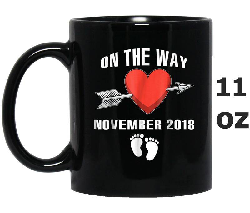 On The Way November 2018 Promoted Dad Mom Mug OZ