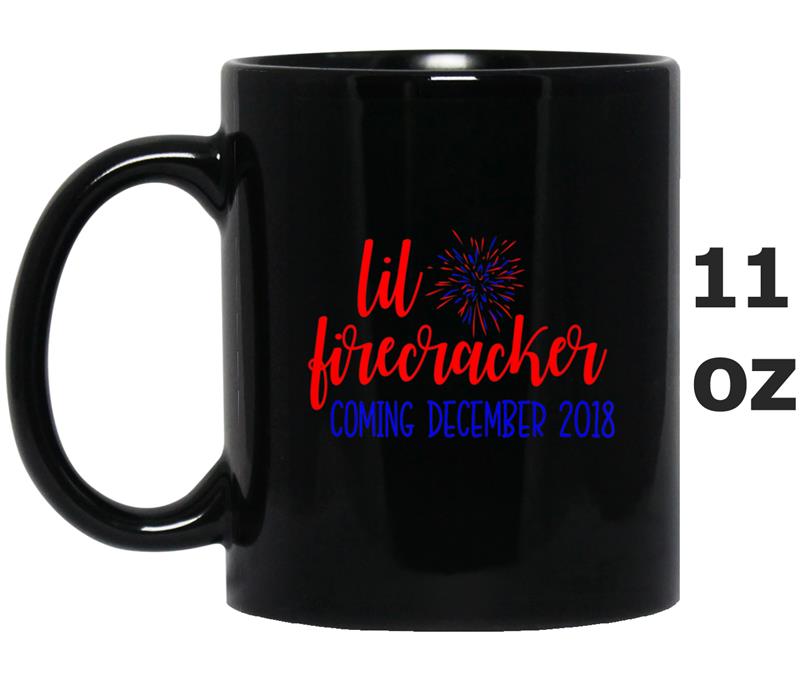 Pregnancy Announcemen December 2018 July Fourth Mug OZ