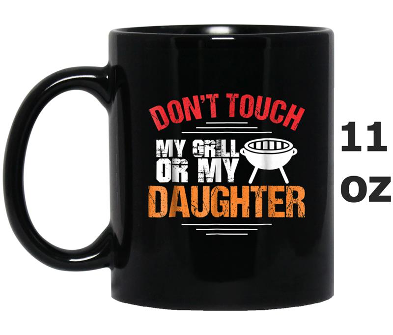 Protective Daddy  Daughter Dad Barbecue Grilling Gift Mug OZ