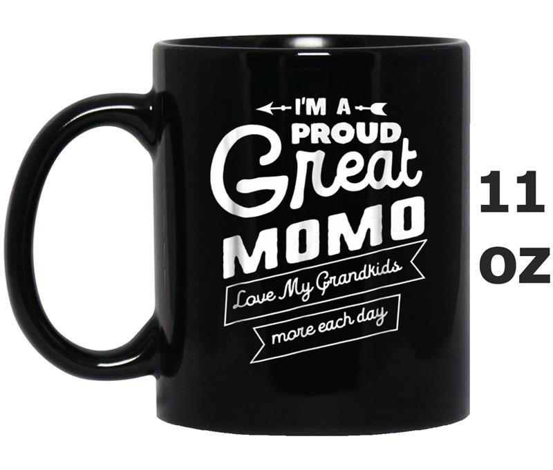 Proud Momo Love My Grandkids Mother's Day Gift Mug OZ