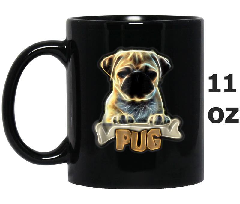 Pug Mom Dad Dog Lover Owner Gift Short Sleeve Mug OZ
