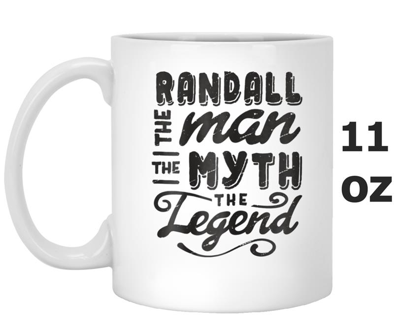 Randall The Man Myth Legend Gift Ideas Men's Name Mug OZ