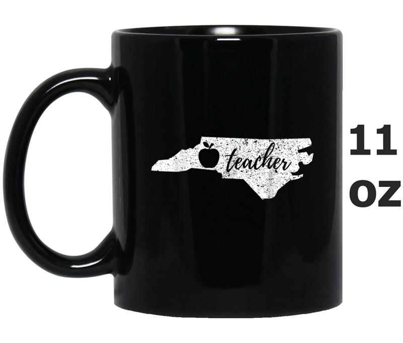 Red for Ed North Carolina Teacher Protes men women Mug OZ