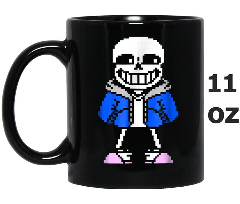 Sans Skeleton Cool Pixel Ar Playera Camiseta Tee Mug OZ
