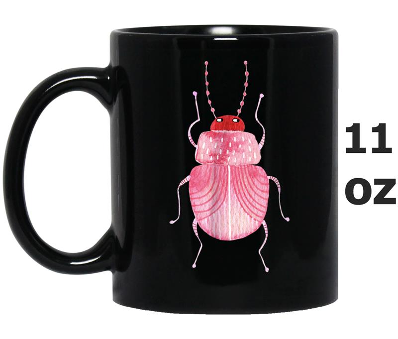 Sarcastic Beetle Watercolor Bugs Illustrated Mug OZ
