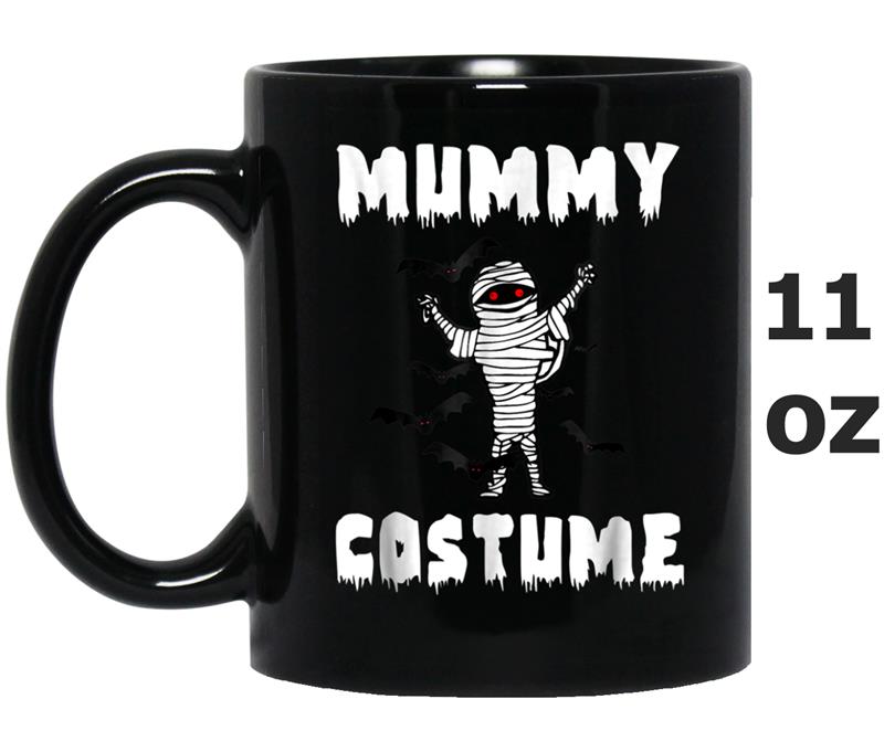 Scary Mummy Costume  Spooky Bats Mug OZ