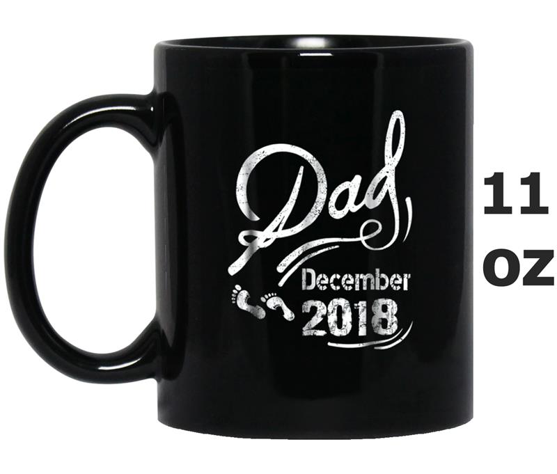 Soon To Be Dad December 2018  - Fathers Day 2018 Gif Mug OZ