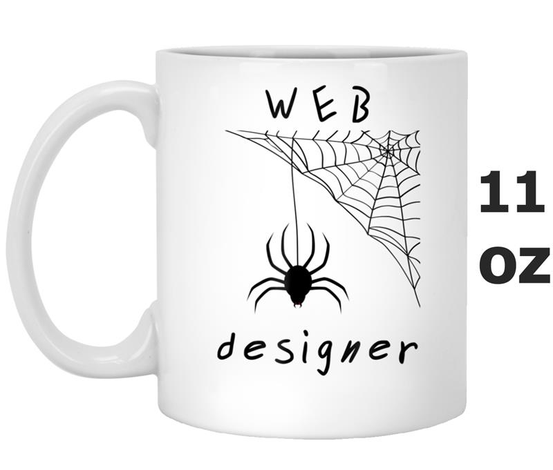 Spider Web Designer fun  for women, men and youth Mug OZ