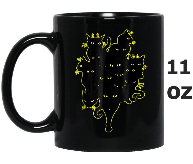 Spooky Cat Eyes Popular Halloween Costume Idea Mug OZ