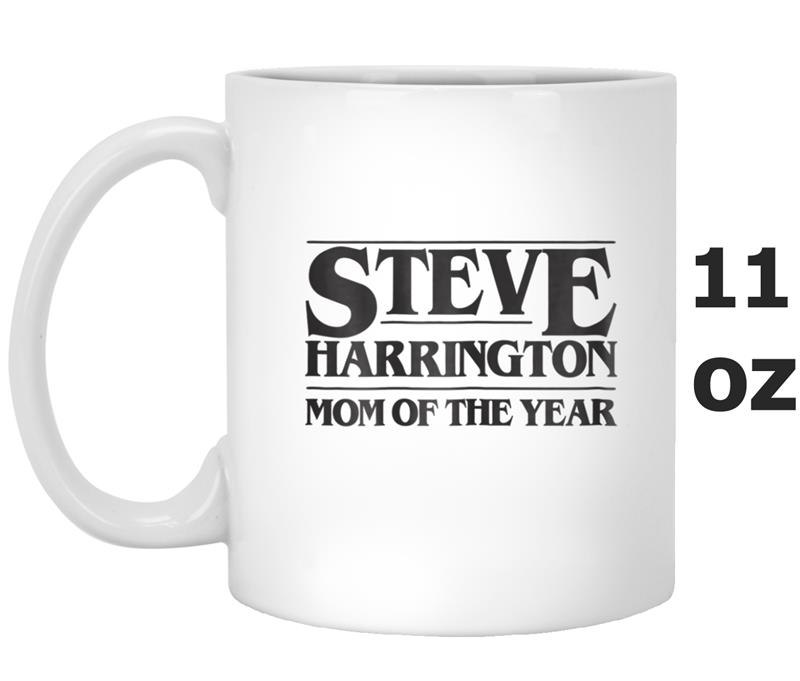 Steve Harrington Mom of The Year  Black Graphic Tee Mug OZ
