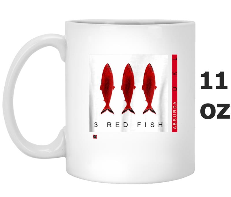 STUDIO DAVID LYNCH 3 RED FISH Mug OZ