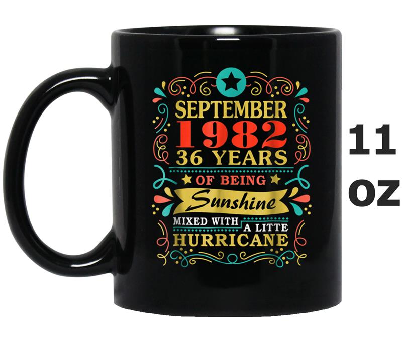 Sunshine September 1982 36th Birthday  Hurricane Mug OZ