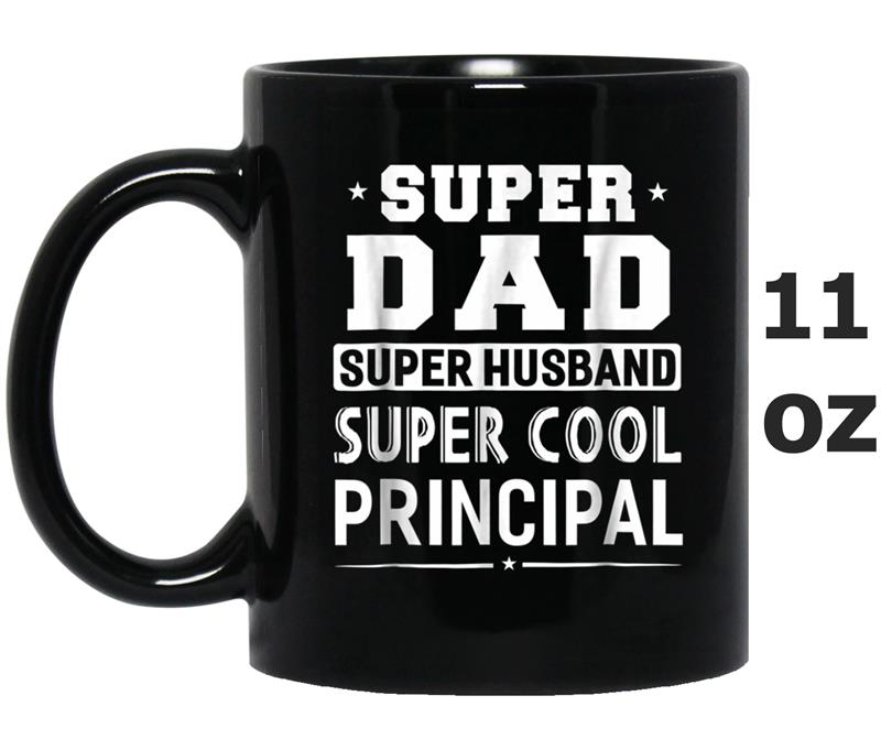 Super Dad Super Husband Super Principal Men's Mug OZ