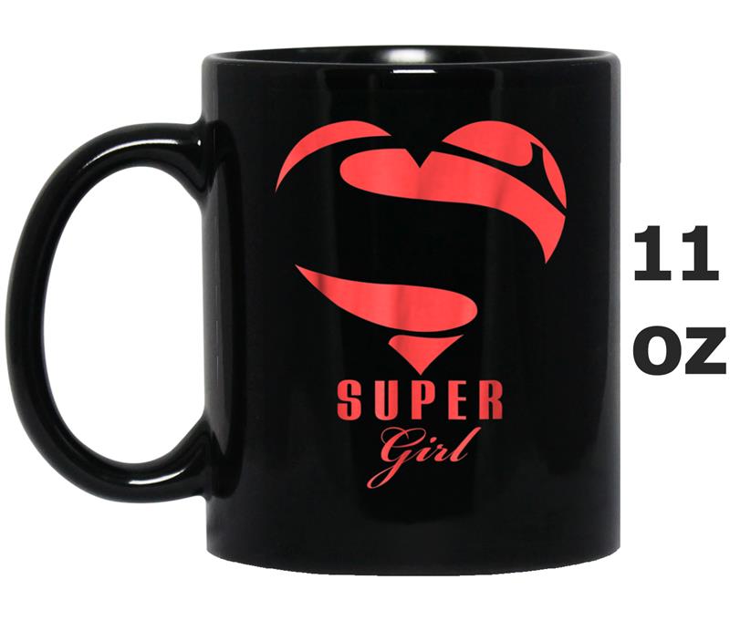 Super Girl Superhero Girl  Gift Mother Father Day Mug OZ