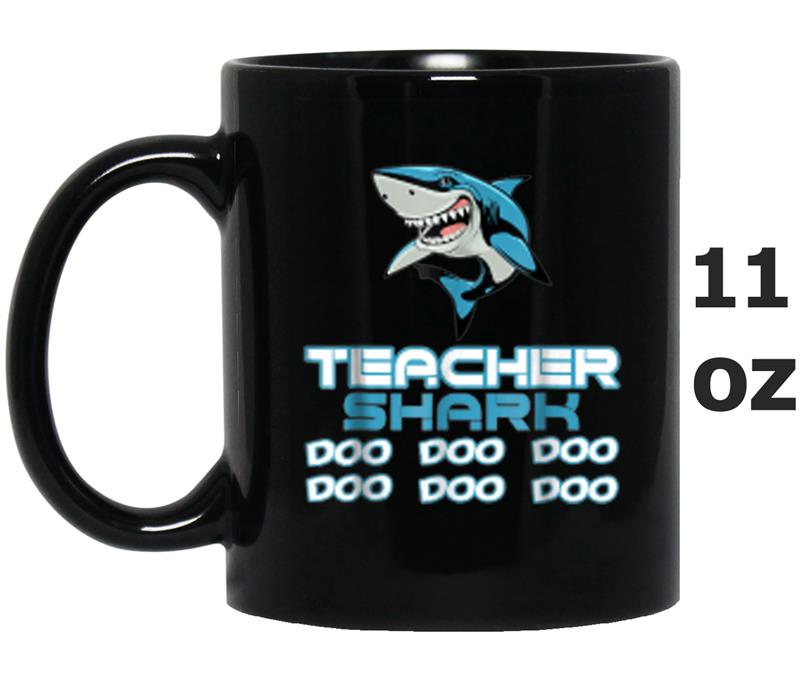 Teacher Shark , Fathers Day Gift from Wife Son Mug OZ