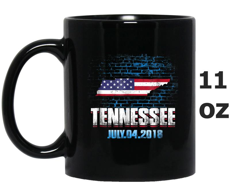 Tennessee  American USA Flag 4th Of July 2018 Mug OZ