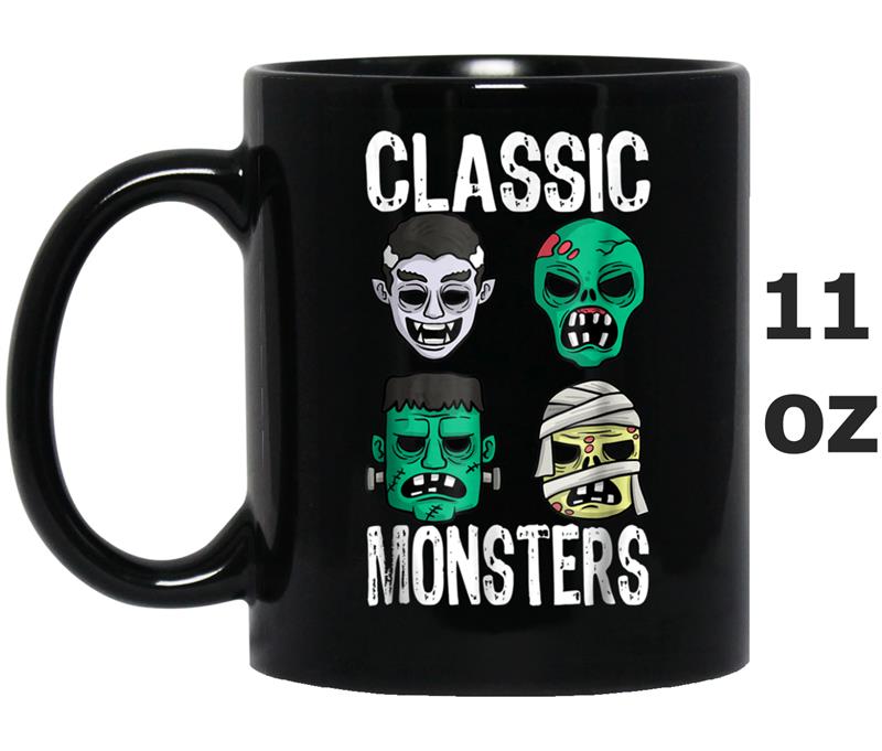 The Classic Monsters Halloween  Happy Halloween Mug OZ