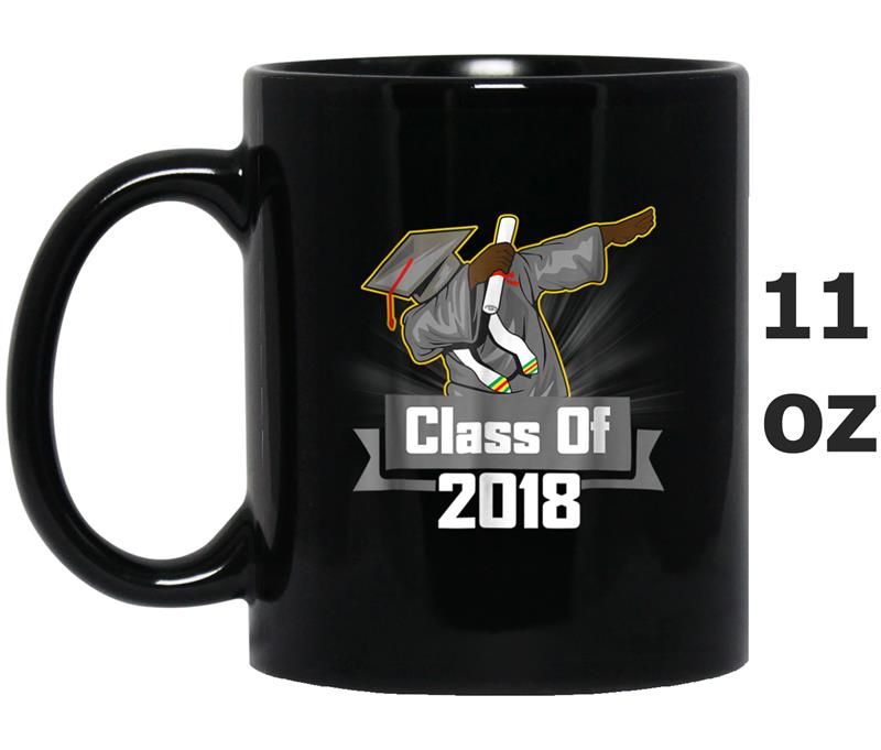 The Dabbing Black Graduation Class of 2018 Funny  Tees Mug OZ