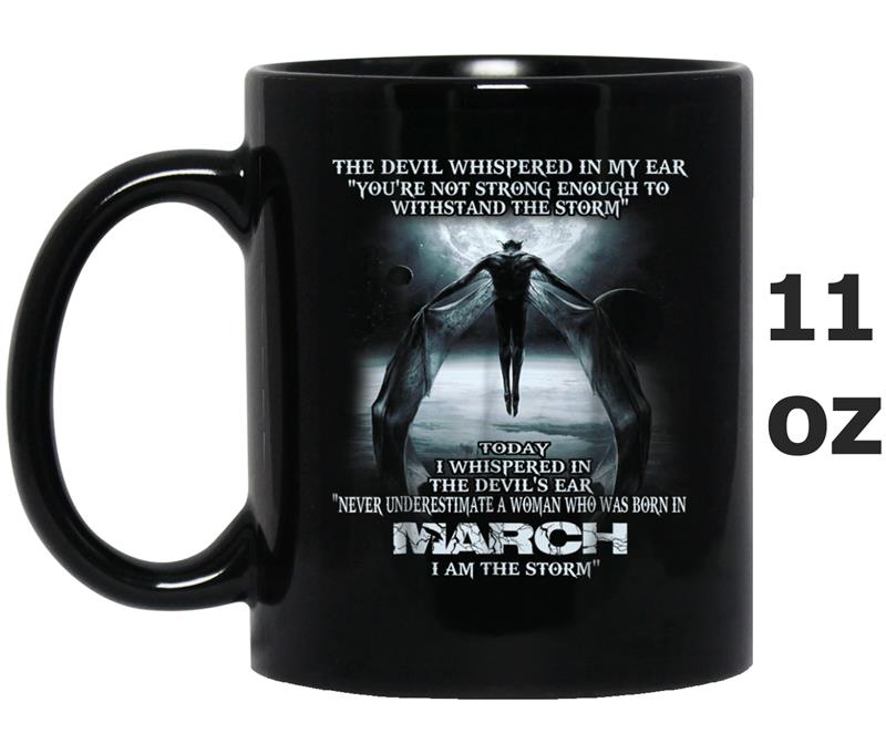 The Devil - born in March - the storm - Woman Mug OZ