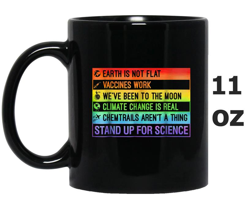 The Earth Is Not Flat Vaccines Work - Science Mug OZ