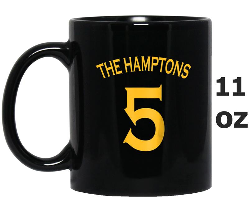 The Hamptons Five Back Number  in Warriors Gold Mug OZ