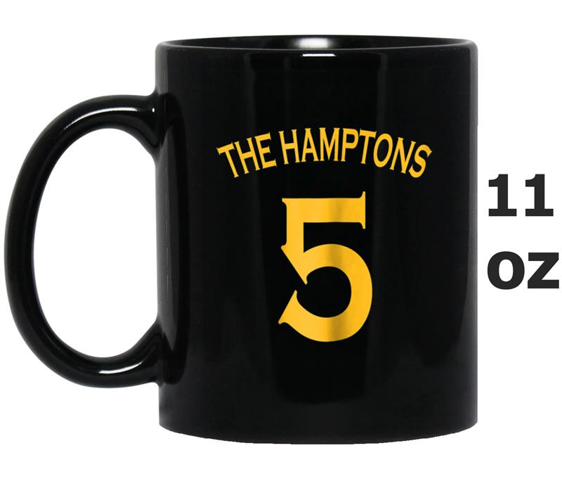 The Hamptons Five Front Number  in Warriors Gold Mug OZ