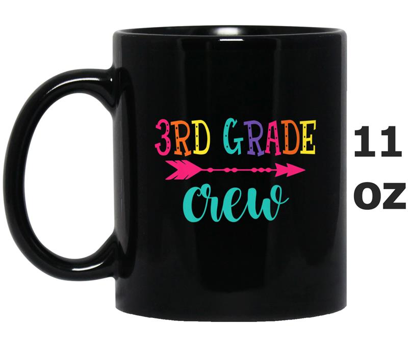 Third Grade Crew  Back to School Teacher Gifts Mug OZ