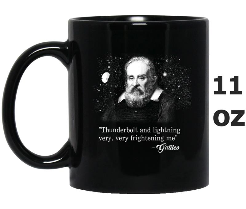 Thunderbolt lightning Galileo Meme Science Astronomy Mug OZ