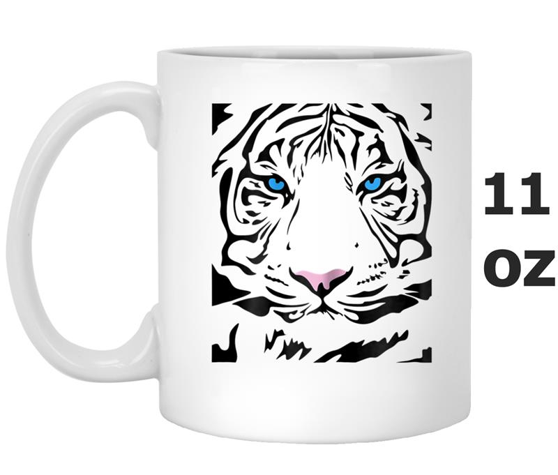 Tiger tigress face fierce and wild beautiful big cat Mug OZ