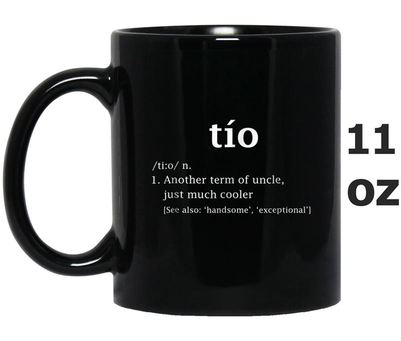 Tio Definition Funny Father's Day Gift For Spanish Uncle Mug OZ