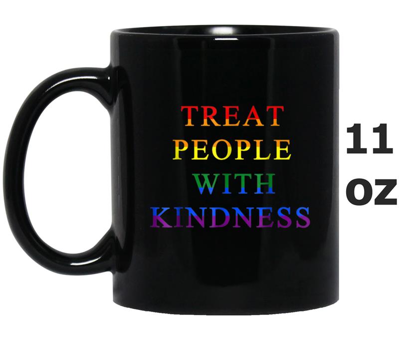 Treat People With Kindness Lgbt Fride Mug OZ