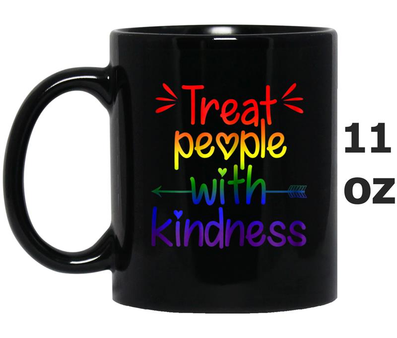 Treat People With Kindness LGBT Pride  Best Gift Funn Mug OZ