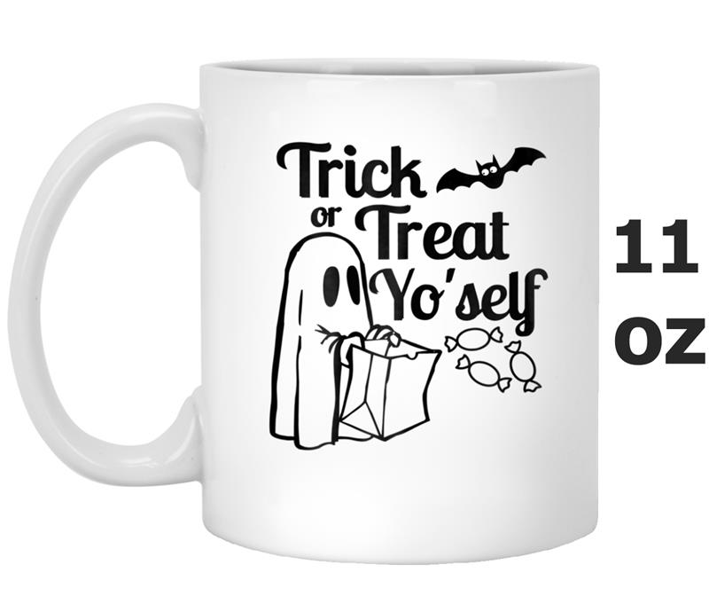 Treat Yo'self, Halloween , Trick or Treat Mug OZ