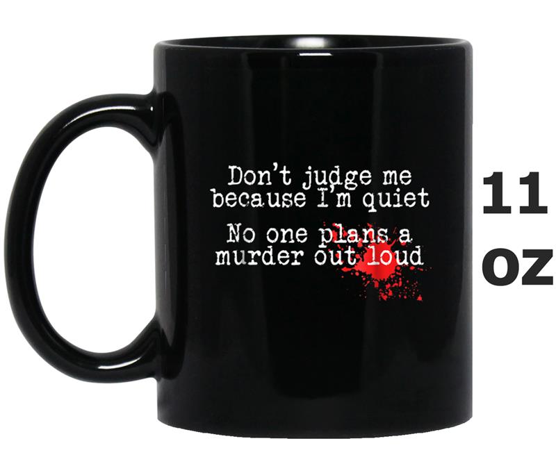 True Crime Fan Funny Murder Mystery  Gag Gift Mug OZ