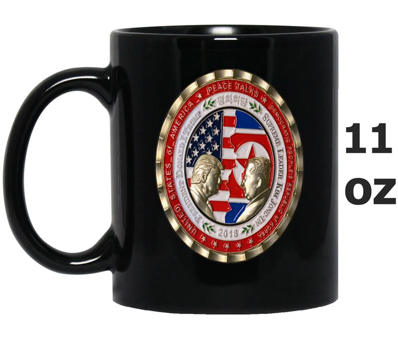 Trump Kim Commemorative Coin Limited Premium ! Mug OZ