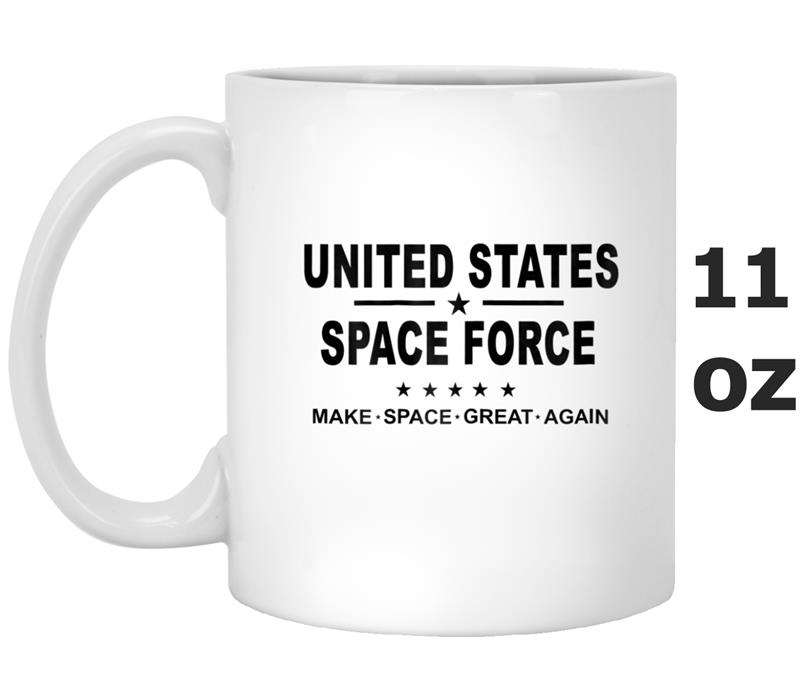 United States Space Force - Make Space Great Again Tee Mug OZ