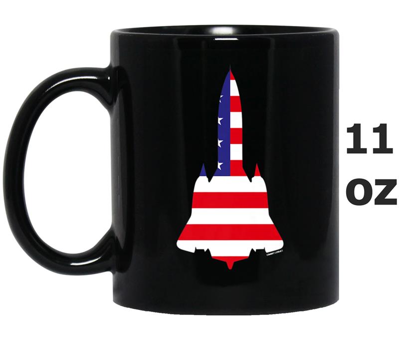 United States SR-71 BlackBird Flag Mug OZ